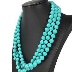 Stella & Dot La Coco Turquoise Extra Long Necklace